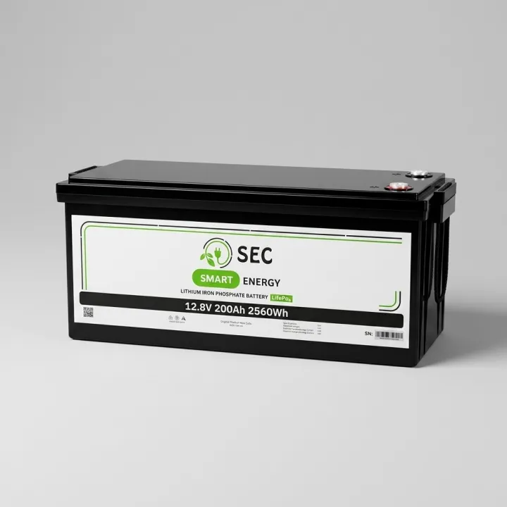 بطارية ليثيوم  200 أمبير 12 فولط SEC